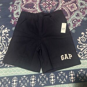 GAP kids navy logo shorts size 10.
